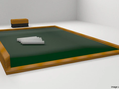 Drawing Tool - Chalk Board 3D Model