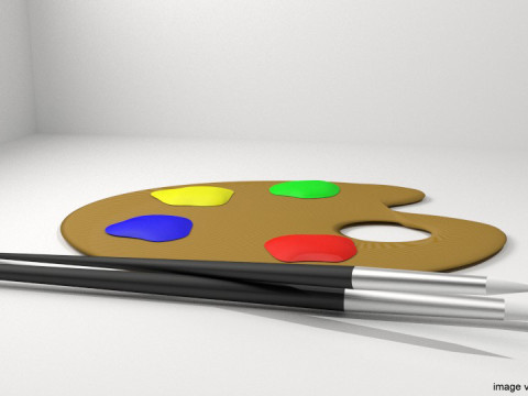 Drawing Tool - Color Palette 3D Модель