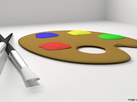 Drawing Tool - Color Palette 3D Model