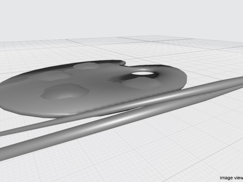 Drawing Tool - Color Palette 3Dモデル