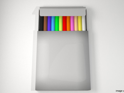 Drawing Tool - Colored Pencil 3D Model