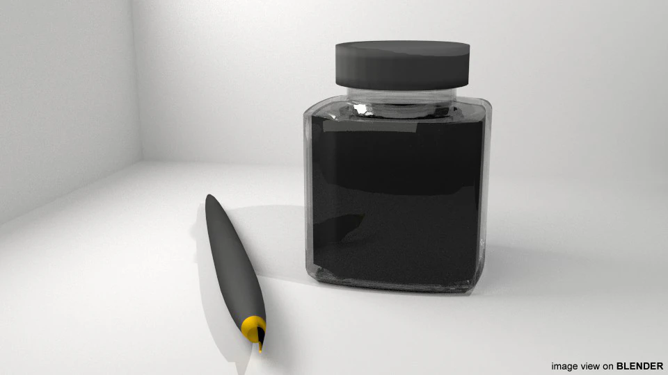 Drawing Tool - Inker 3D Model .c4d .max .obj .3ds .fbx .stl .blend 