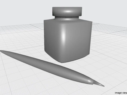Drawing Tool - Inker 3D Model