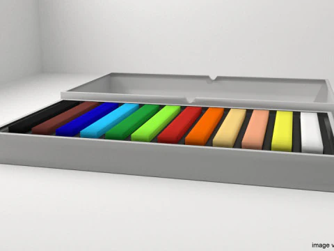 Strumento di disegno - Pastello Modello 3D