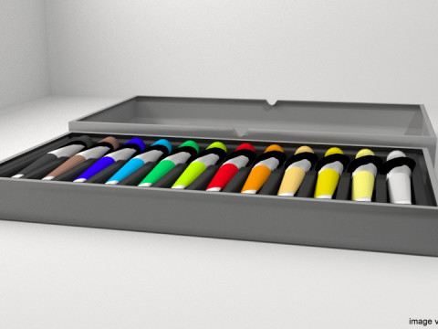 Drawing Tool - Water Color 3Dモデル