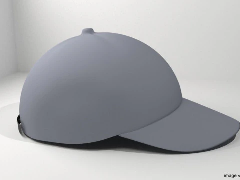 Chap&eacute;u - bon&eacute; de beisebol Modelo 3D