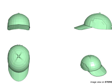 Hat - Baseball Cap 3D Model
