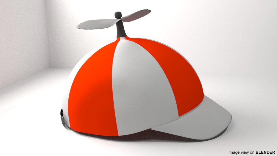 Hat - Beanie 3D Model .c4d .max .obj .3ds .fbx .stl .blend 