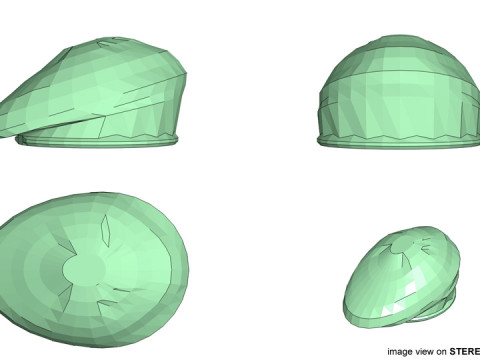 Hat - Beret 3D Model
