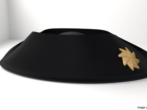Hat - Bicorne 3D-Modell