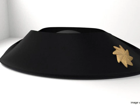 帽子 - 双角帽 3D 模型