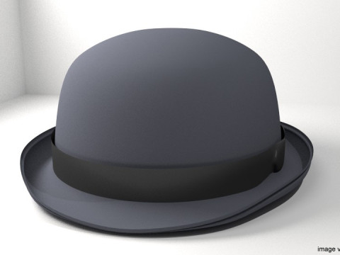 Hat - Bowler 3D Model