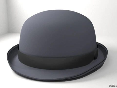 Cappello - Bombetta Modello 3D