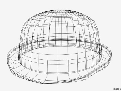 Hat - Bowler 3Dモデル