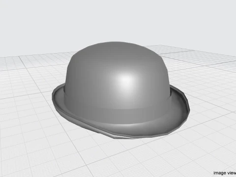 Hat - Bowler 3D Model
