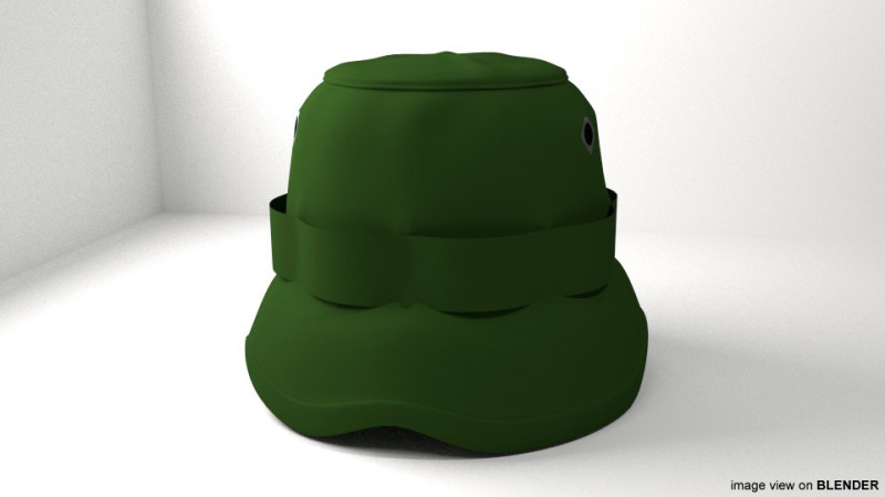 Hat - Bucket 3D मॉडल .c4d .max .obj .3ds .fbx .stl .blend 
