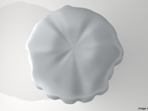 Hat - Chef Toque Type 2 3D Модель