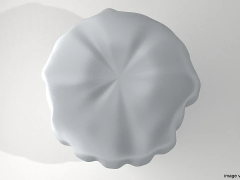 Hat - Chef Toque Type 2 3D Model