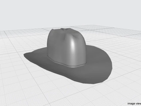 Шляпа - Ковбой 3D Модель