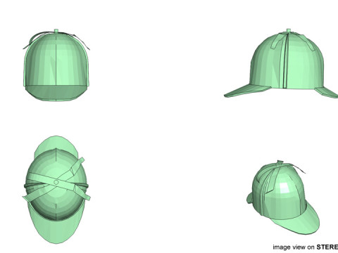 Hat - Deerstalker 3D Model