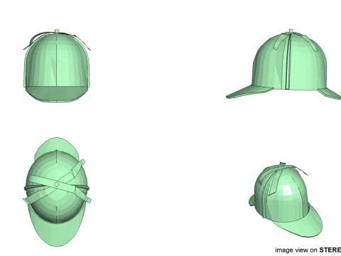 Hat - Deerstalker 3D Model