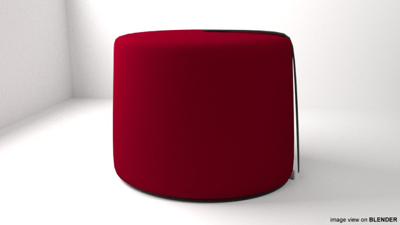 Hat - Fez Model 3D .c4d .max .obj .3ds .fbx .stl .blend 