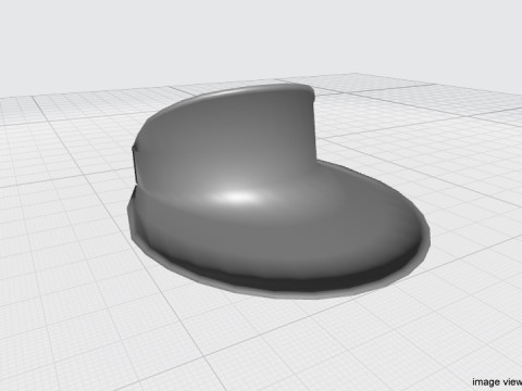 Hat - Green Eyeshade Model 3D