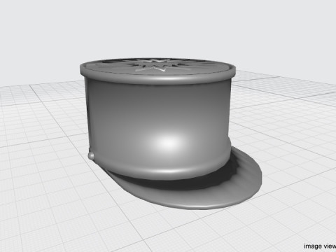 Hat - Kepi 3D Модель