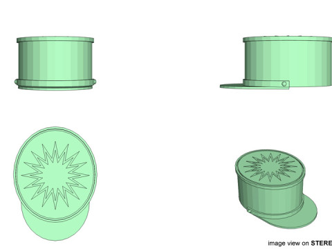Hat - Kepi 3D Модель