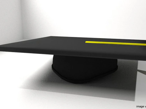 टोपी - मोर्टारबोर्ड 3D मॉडल