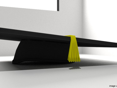 Hat - Mortarboard Modèle 3D