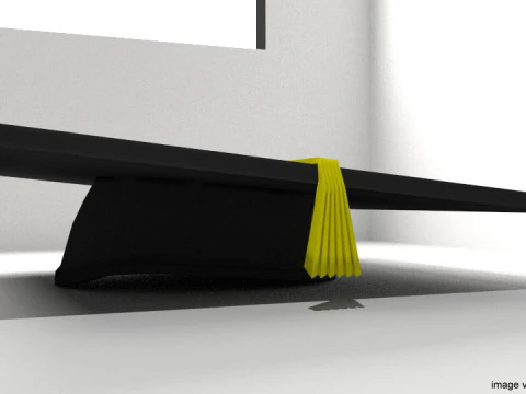 Hat - Mortarboard 3D Model