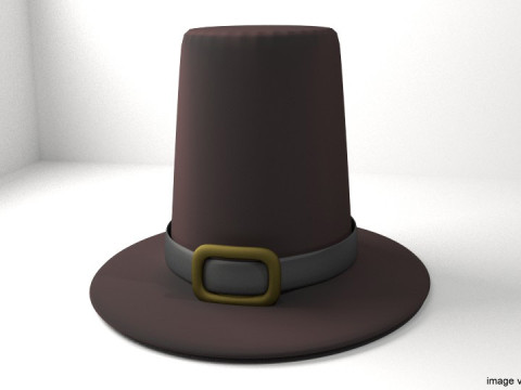 Hat - Pilgrim Modelo 3D