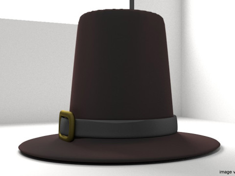 Hat - Pilgrim Model 3D