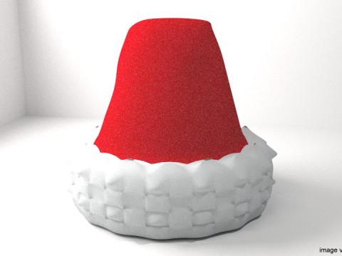 Hat - Santa 3D Model