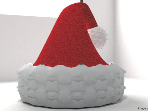 Hat - Santa 3D Model