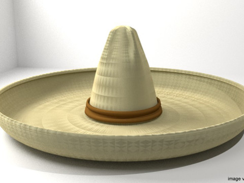 Hat - Sombrero Modelo 3D