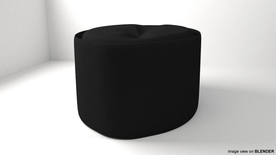 Hat - Songkok 3D Model .c4d .max .obj .3ds .fbx .stl .blend 