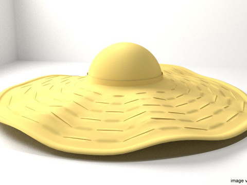 Hat - Sunhat 3Dモデル