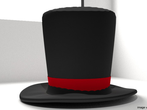 Hat - Tophat Model 3D