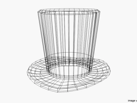 Hat - Tophat 3D Model