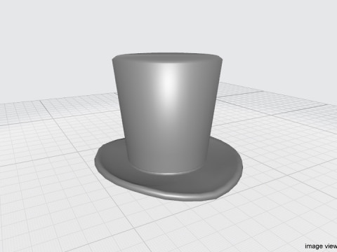Hat - Tophat Model 3D