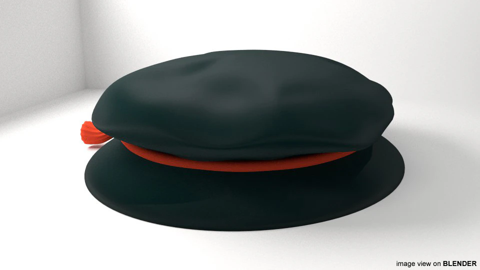 Hat - Tudor Bonnet 3D Model .c4d .max .obj .3ds .fbx .stl .blend 