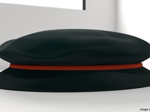 Hat - Tudor Bonnet Model 3D