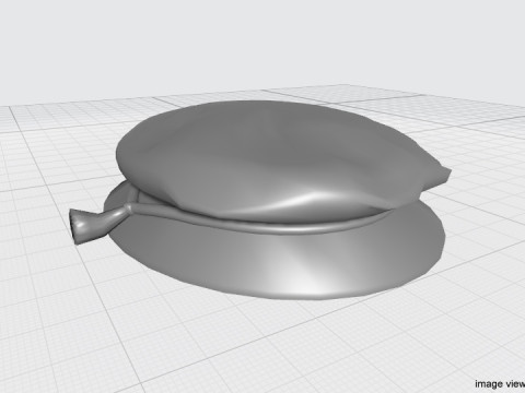 Hat - Tudor Bonnet Model 3D
