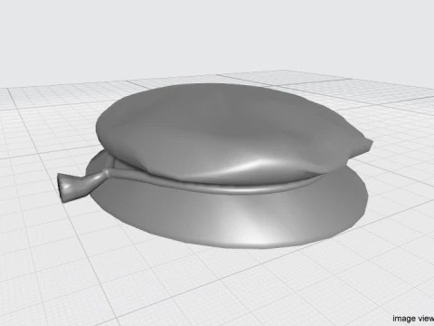 Hat - Tudor Bonnet 3D Model