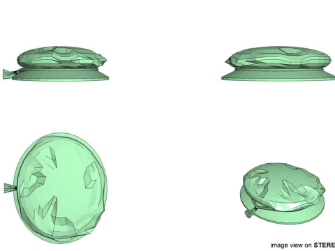 Hat - Tudor Bonnet Model 3D