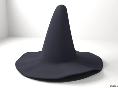 Hat - Witch 3D Model
