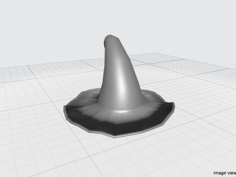 Hat - Witch 3D Model
