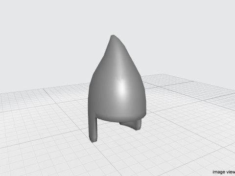 Ancient Combat Helmet - Assyrian Conical Model 3D